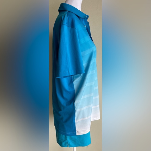 PUMA GOLF Junior GT Titan Stripe Polo Shirt SZ US XL - Picture 6 of 12